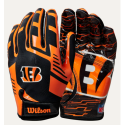 gants de receveurs wilson nfl stretch fit Bengals