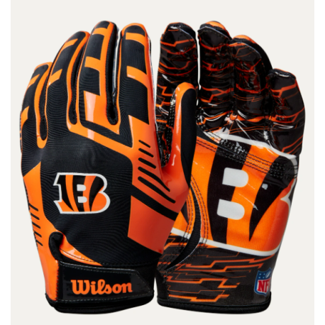 gants de receveurs wilson nfl stretch fit Bengals gants de receveurs wilson nfl stretch fit Bengals