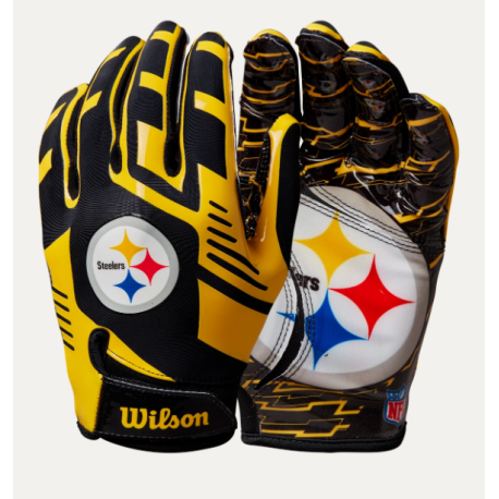 gants de receveurs wilson nfl stretch fit Steelers gants de receveurs wilson nfl stretch fit Steelers