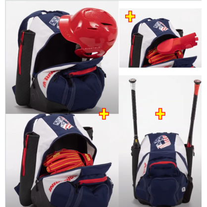 Baseball und Softball rucksack DeMarini Voodoo Orange