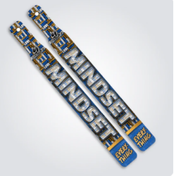 SHRUUMZ Flaggen MINDSET für Flaggenspieler des AFVD, AFBO Weiß