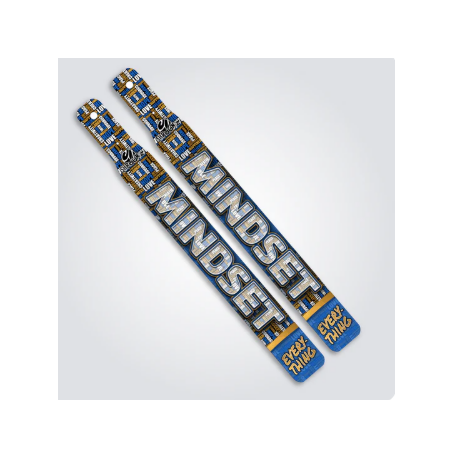 SHRUUMZ Flaggen MINDSET für Flaggenspieler des AFVD, AFBO Weiß