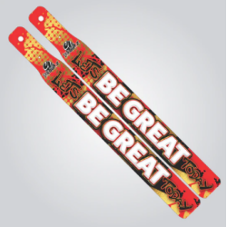 SHRUUMZ Flaggen LETS BE GREAT TODAY Rot