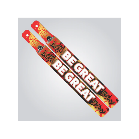 SHRUUMZ Flaggen LETS BE GREAT TODAY Rot