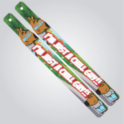 Paire de flags SHRUUM I M JUST A CHILL GUY pour le flag football