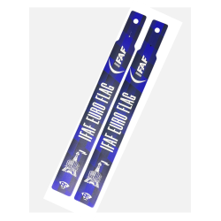 Paire de FLAGS souvenirs EURO FLAG PARIS 2025