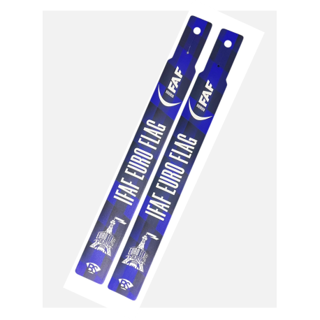 Paire de FLAGS souvenirs EURO FLAG PARIS 2025