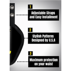 Rückenplatte für American-Football-Schulterpolster O SHIELD Power Skull