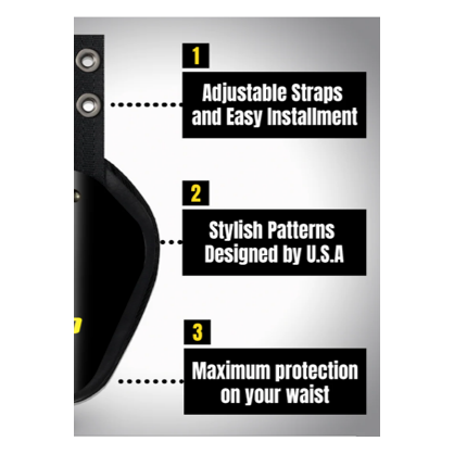 Rückenplatte für American-Football-Schulterpolster O SHIELD Power Skull