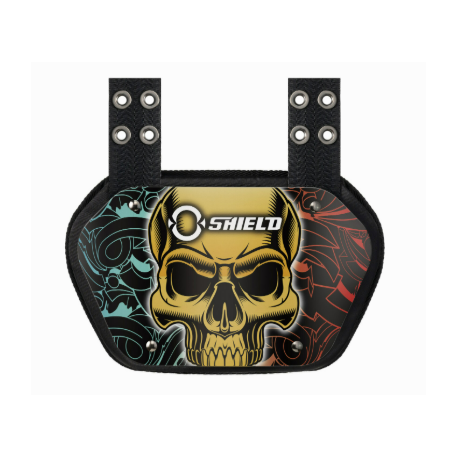 Rückenplatte für American-Football-Schulterpolster O SHIELD Power Skull