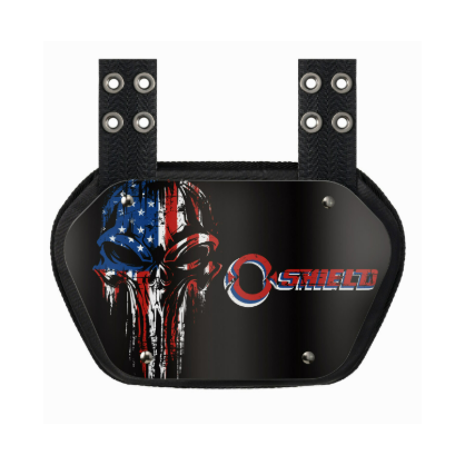 Back plate Seal Power de football américain de la nouvelle marque O SHIELD Sports.