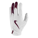NIKE VAPOR JET 8.0 american football gloves white Maroon
