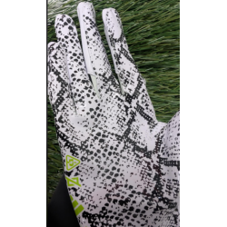 Gant de football américain et flag football ADIDAS Adizero 15 Electric Exotic Blanc Noir