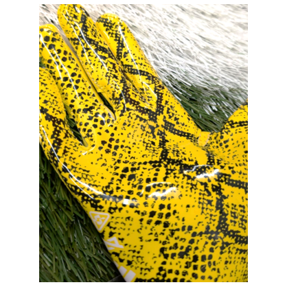 ADIDAS Adizero 15 Electric Exotic Yellow Black American Football and Flag Football Glove.