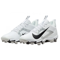 Crampons football américain NIKE ALPHA MENACE 4 Shark Blanche