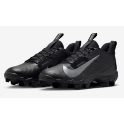 Crampons football américain NIKE ALPHA MENACE 4 Shark Noire Gris