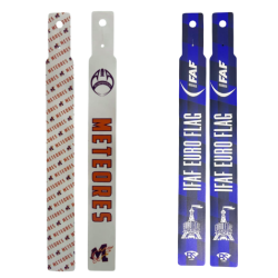 Customized flags double sided with your team logo for your SHRUUMZ pop