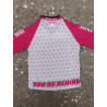 Maillot BMX RIDER WENRO Rose Enfant