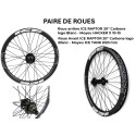 PAIRE DE ROUES ICE CARBONE 20 pouces